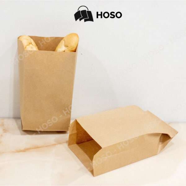 Túi giấy kraft đựng bánh mỳ