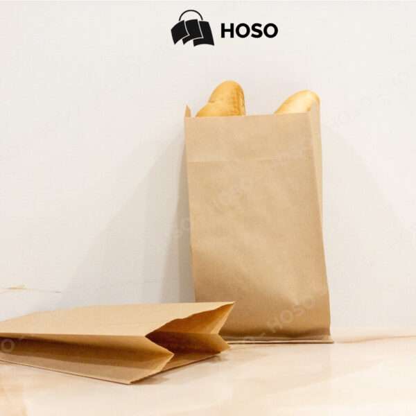 Túi giấy kraft đựng bánh mỳ