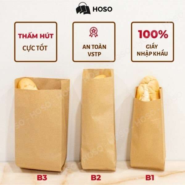 các mẫu túi bánh mì tại Hoso