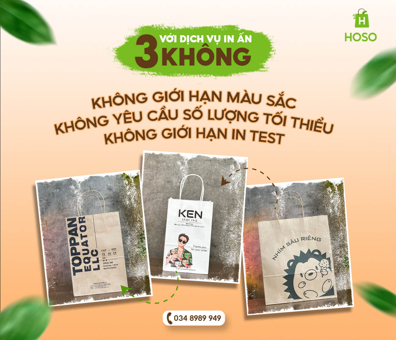 Túi giấy kraft nâu trơn có quai 3 Túi giấy kraft nâu trơn có quai - Ảnh 3
