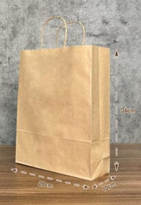 Túi giấy kraft có quai cỡ V7