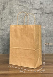 Túi giấy kraft có quai cỡ V3
